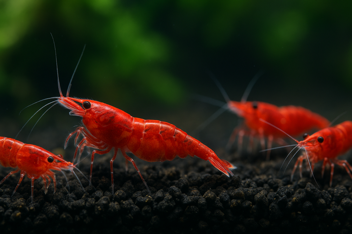 Gambas Acuario gambas neocaridinas