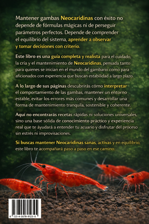 Gambas Neocaridinas Libro ContraPortada David Alonso