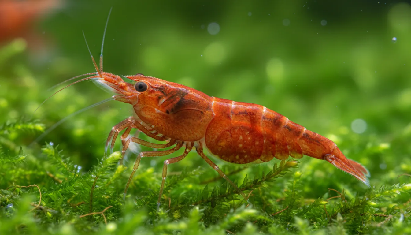 Anatomia detallada de una Neocaridina davidi