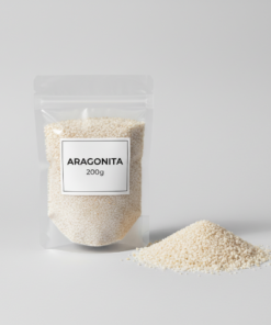 Bolsa de 200g de aragonita natural para acuario - Gambasacuario