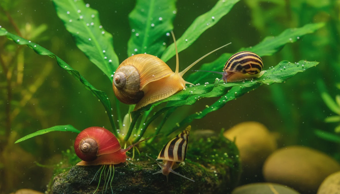 Caracoles Acuario Guia