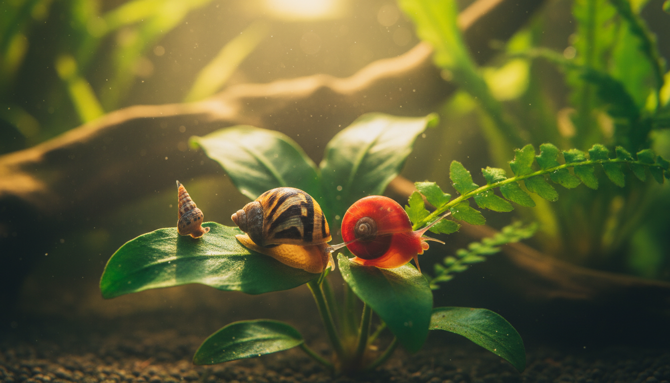 Caracoles Acuario Plantado 1920x1080