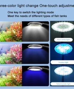 Lampara LED USB 7W vista frontal acuario nano
