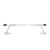 Tira LED blanca de 87,5 cm para acuario montada sobre sus dos soportes transparentes de cristal